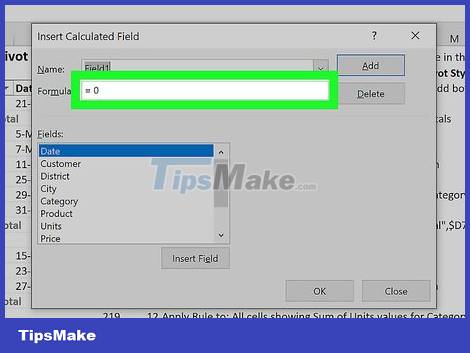 How to Add Columns in a Pivot Table Picture 13