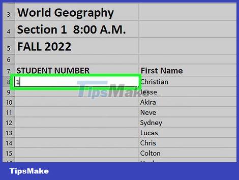 How to Add Numbers Automatically in Excel Picture 8