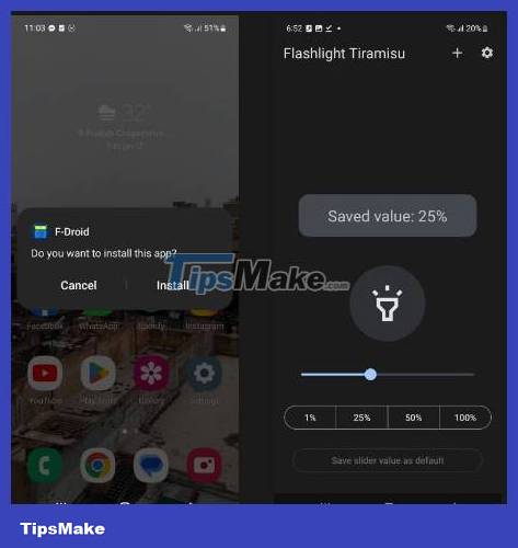How to adjust flash brightness on Android phones and iPhones Picture 5