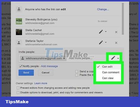 How to Allow Editing of a Google Doc Picture 9