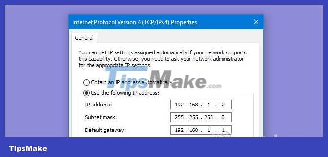 How to assign a static IP address in Windows 11, 10, 8, 7, XP or Vista Picture 1