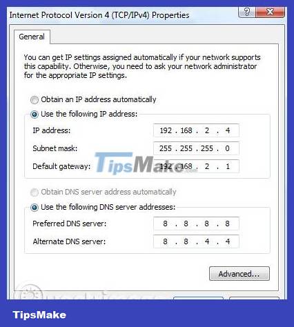 How to assign a static IP address in Windows 11, 10, 8, 7, XP or Vista Picture 12