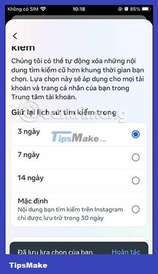 How to automatically delete Instagram search Picture 11