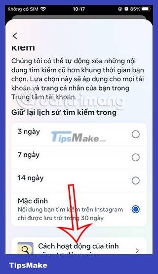 How to automatically delete Instagram search Picture 8