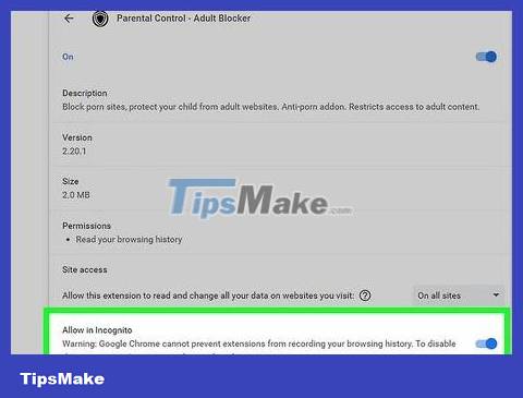 How to block adult websites and set up parental controls on Google Chrome? Picture 20