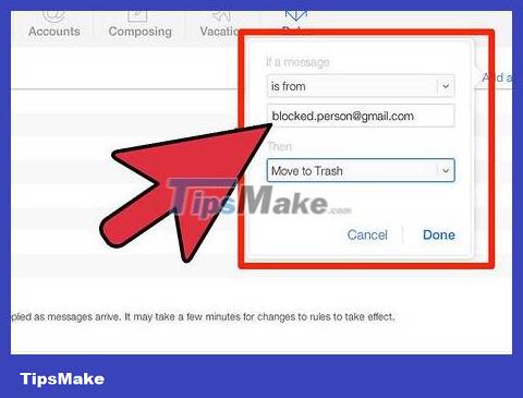 How to Block Emails Picture 17