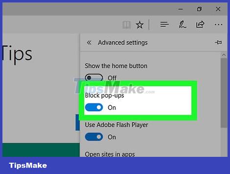 How to Block pop-ups Picture 13