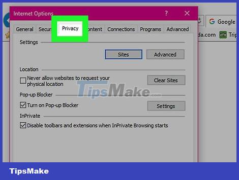 How to Block pop-ups Picture 15