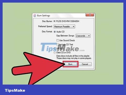 How to Burn Music to an Audio CD Picture 13