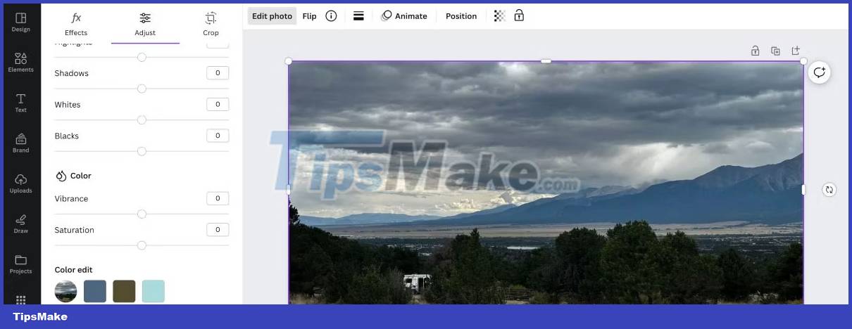 How to change the color of an image with Canva Picture 4