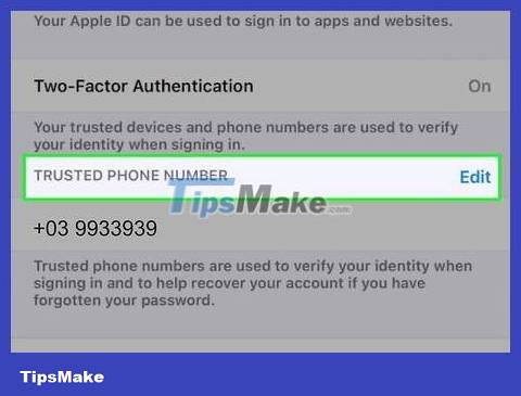 How to Change the phone number associated with Apple ID on iPhone Picture 4