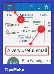 How to change the subject and content of received emails in Microsoft Outlook Picture 1