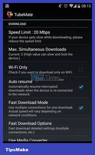How to change TubeMate download order Picture 2