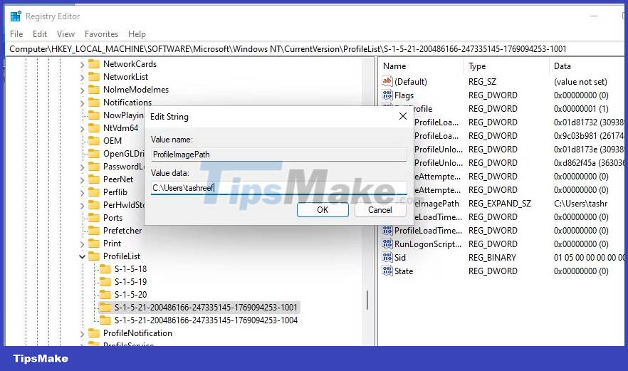 How to change User Profile folder name in Windows 11 Picture 5