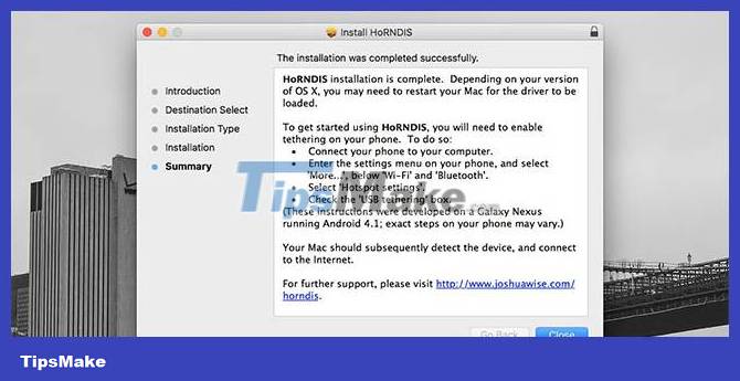 How to configure Android USB Tethering on macOS Picture 3