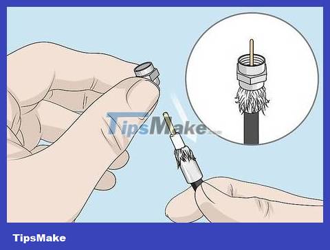 How to Connect Coaxial Cable Ends Picture 8