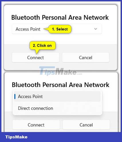 How to connect to BTPAN (Bluetooth Personal Area Network) in Windows 11 Picture 4