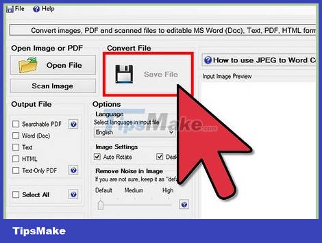 How to Convert JPEG Images to Word Documents - TipsMake.com