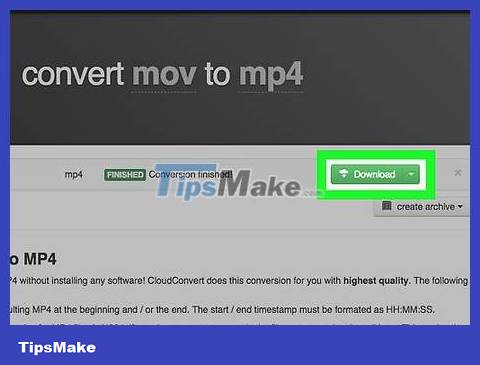 How To Convert Mov Files To Mp4 Format - Tipsmake.com