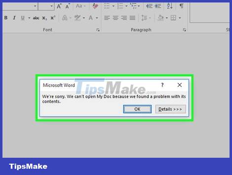 How to Corrupt Word Files Picture 7