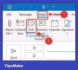How to create a poll in Microsoft Outlook Picture 1