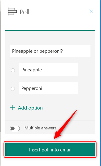 How to create a poll in Microsoft Outlook Picture 7