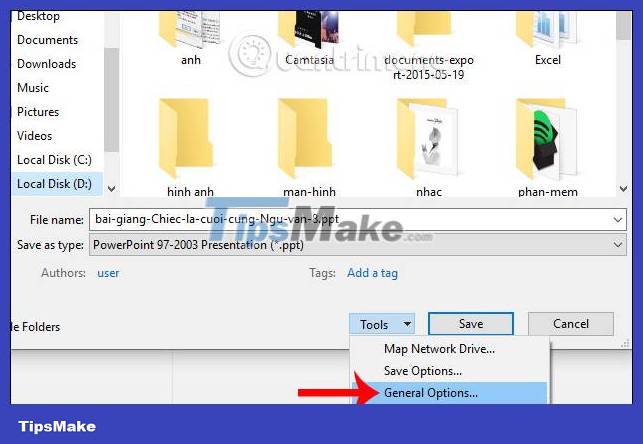 How to create a PowerPoint file password - Secure PowerPoint slides Picture 7