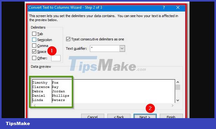 How to create a space between first and last name in Excel? Picture 15