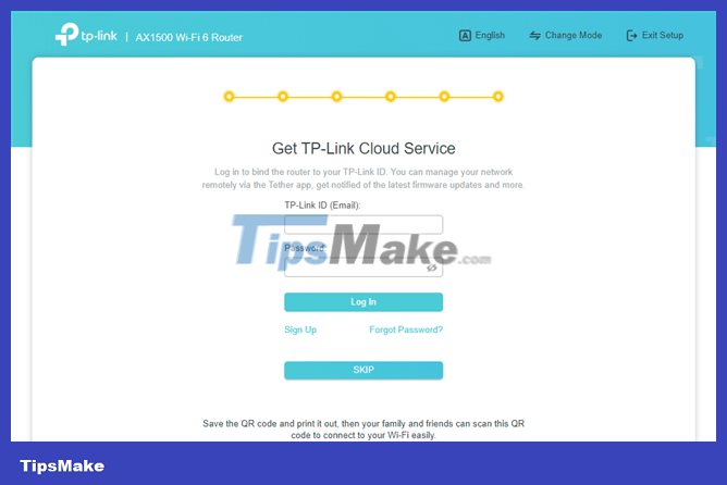 How to create and add TP-Link ID to TP-Link WiFi 6 router Picture 7