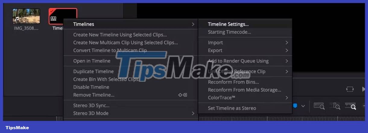 How to create attractive thumbnails in DaVinci Resolve 18.5 Picture 1