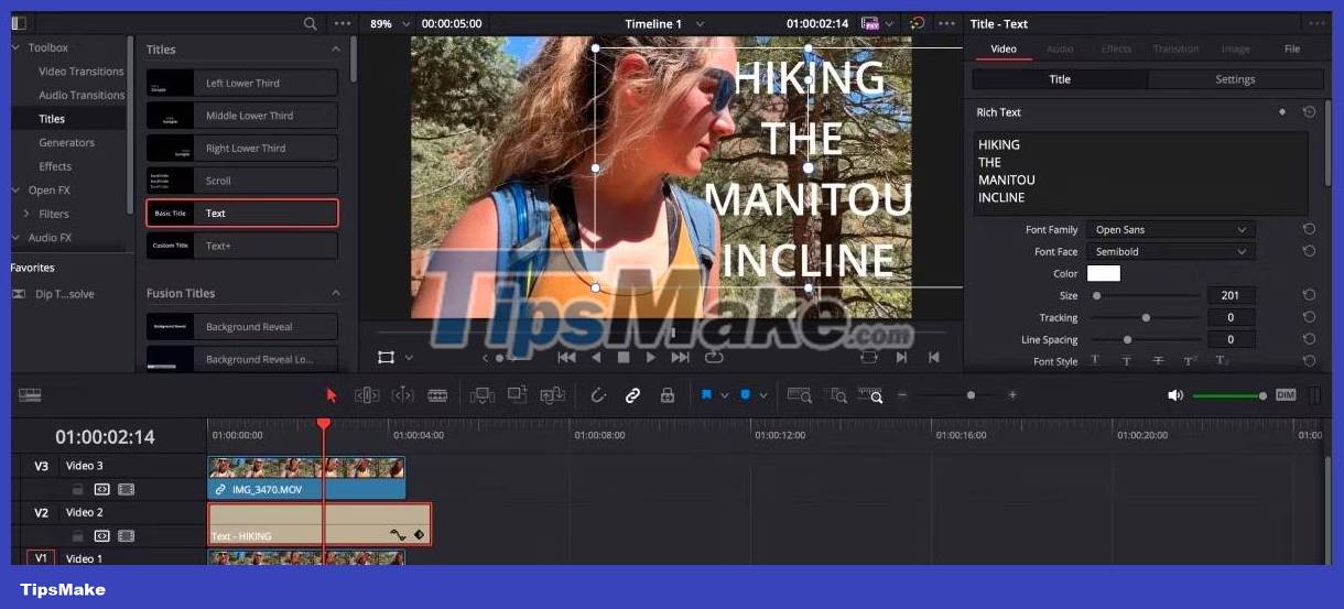 How to create attractive thumbnails in DaVinci Resolve 18.5 Picture 10