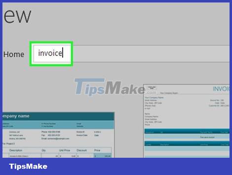 How to Create Invoices in Excel Picture 2