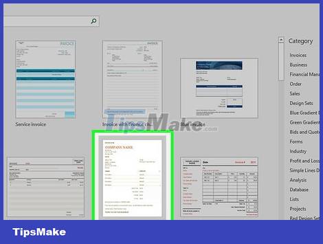 How to Create Invoices in Excel Picture 3