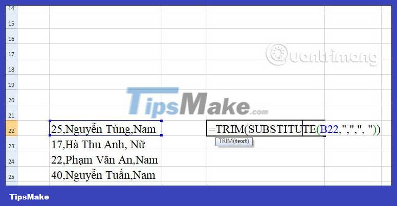 how-to-create-space-after-comma-in-excel-tipsmake