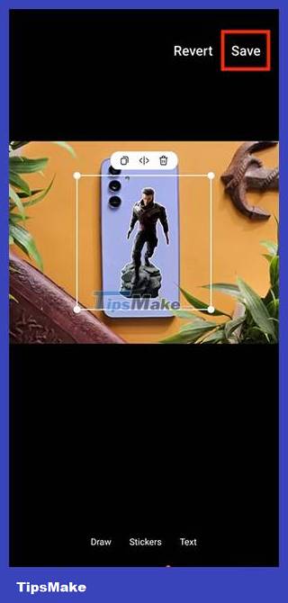 How to create stickers from photos on Samsung Picture 10