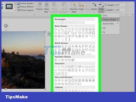 How to Crop a Picture in Word Picture 12