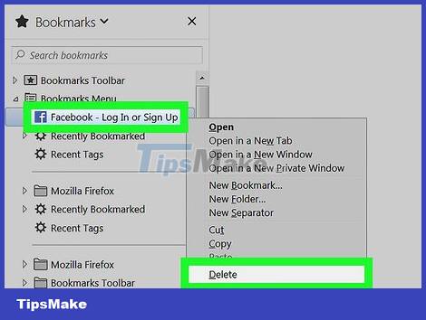 How to Delete Bookmarks Picture 14