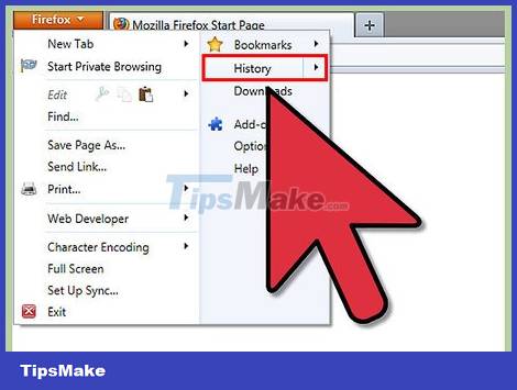 How to Delete Browsing History on Firefox Picture 2