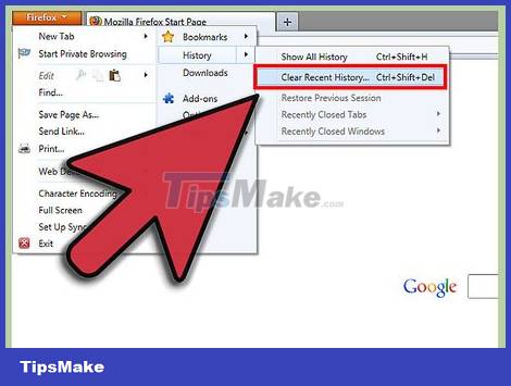 How to Delete Browsing History on Firefox Picture 3