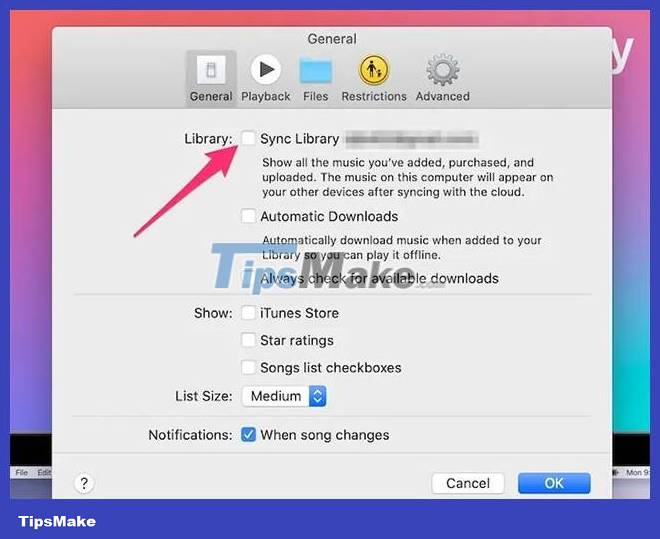 How to disable iCloud Music Library Picture 3