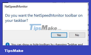 How to display Internet speed on Windows Taskbar Picture 7
