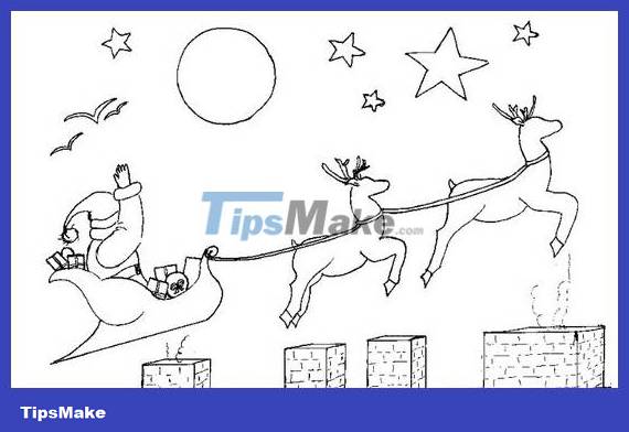 How to draw Santa Claus simply, drawing of Santa Claus Picture 15