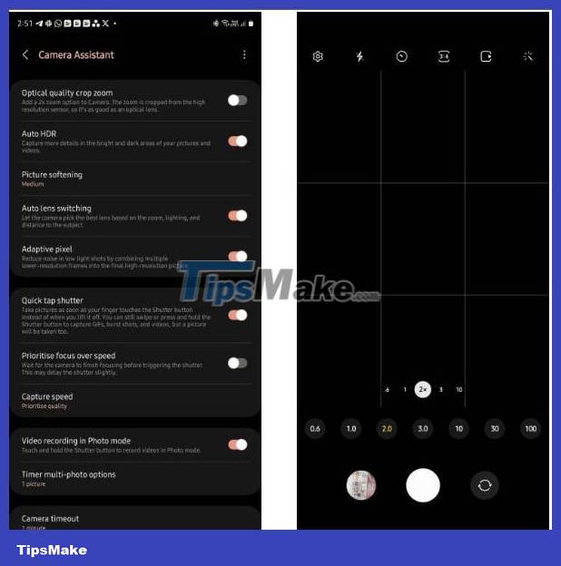 How to enable 2x Zoom feature on Samsung Galaxy S23 Picture 3