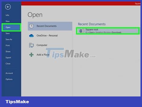 How to Enter Square Roots on PC or Mac Picture 1