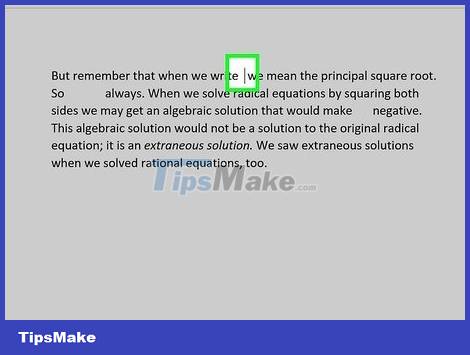 How to Enter Square Roots on PC or Mac Picture 12