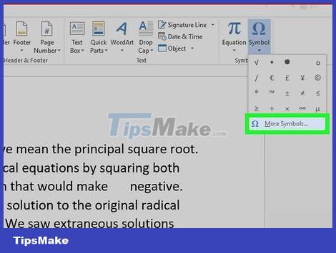 How to Enter Square Roots on PC or Mac Picture 5