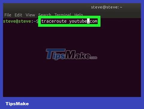 How to Execute the traceroute command Picture 31