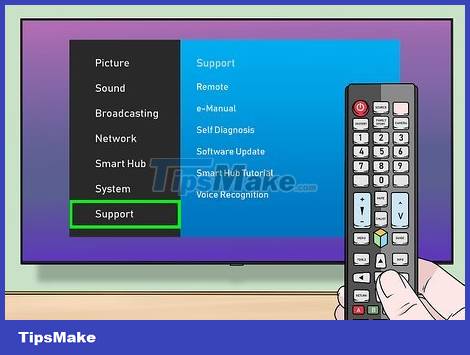 How to Factory Reset Samsung TV Picture 2
