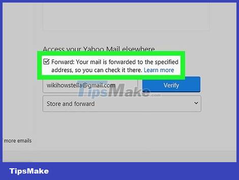 How to Forward Emails from Yahoo to Gmail Picture 8