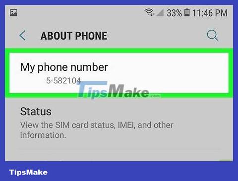 How to How to view phone number on Samsung Galaxy device Picture 4